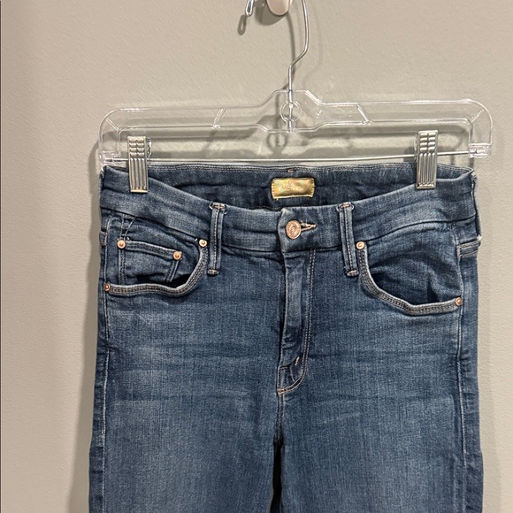 MOTHER Classic Blue Skinny Jeans - Picture 2 of 7